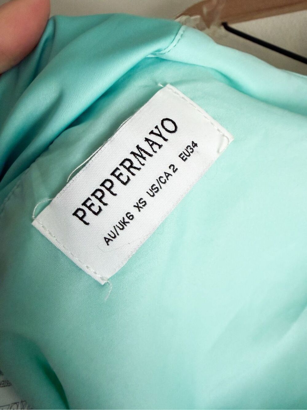 Peppermayo Dalila Beaded Tie Back Top Size XS - Picture 7 of 8